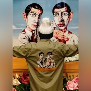 CLOT x 3125C x ZENG FANZHI ART *RARE* SHIRT SZ MEDIUM